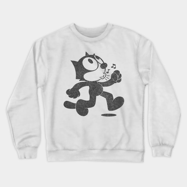 Felix The Cat - Retro Faded Design Crewneck Sweatshirt by CultOfRomance